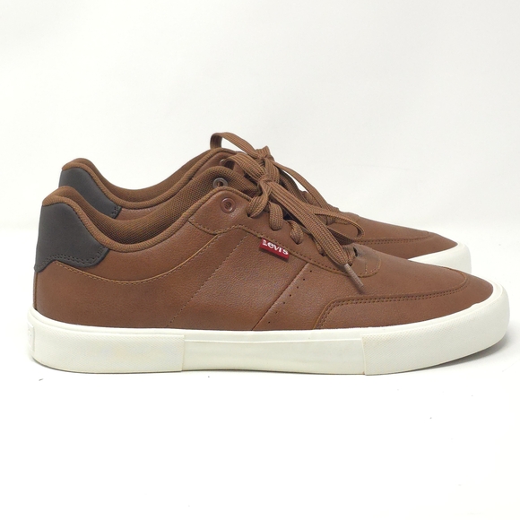Levi’s Munro SC Brown Lace-Up Sneakers Size 10.5M - Picture 4 of 9